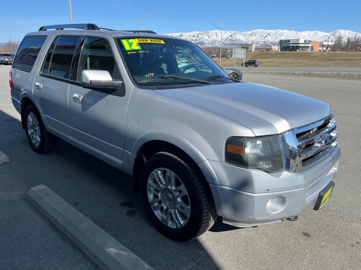 2012 SILVER /Black FORD EXPEDITION LIMITED (1FMJU2A57CE) with an 5.4L engine, Automatic transmission, located at 1960 Industrial Drive, Wasilla, 99654, (907) 274-2277, 61.573475, -149.400146 - Photo#5